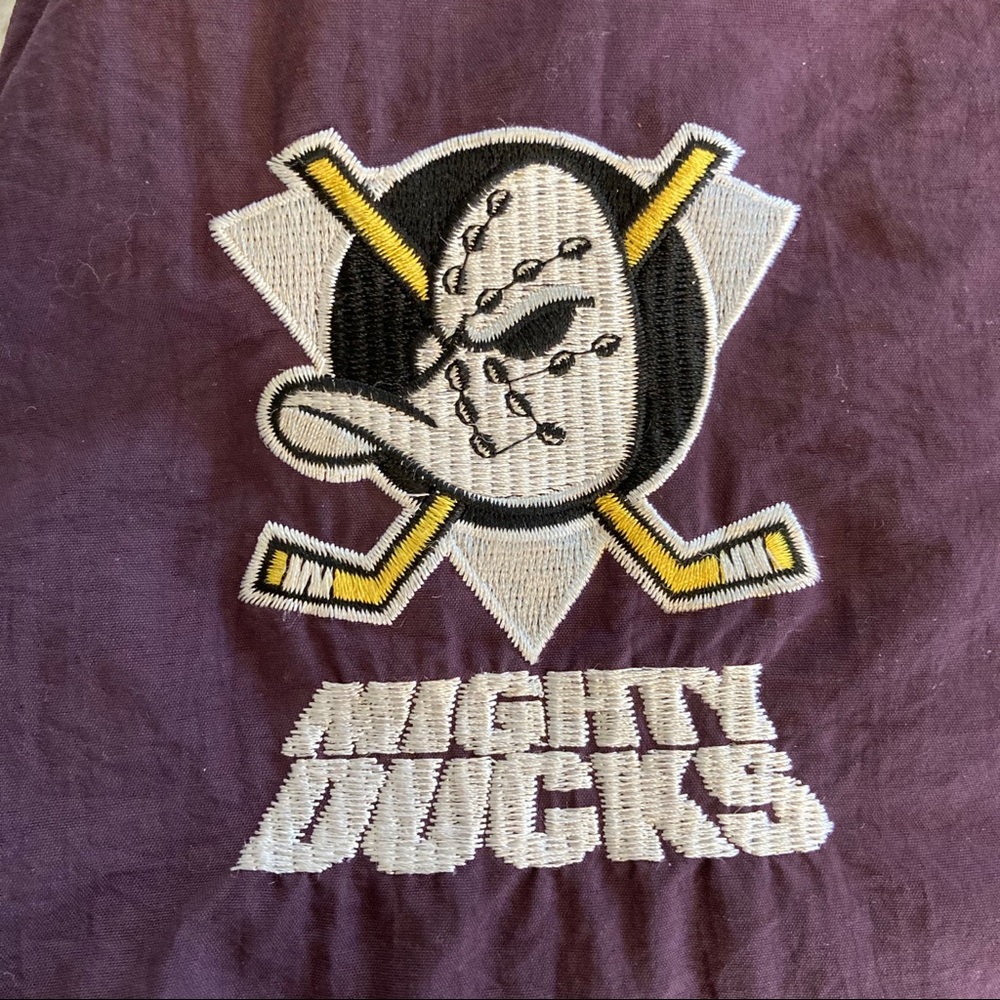 90s Anaheim Mighty Ducks Starter Jacket Large - Picture 8 of 8